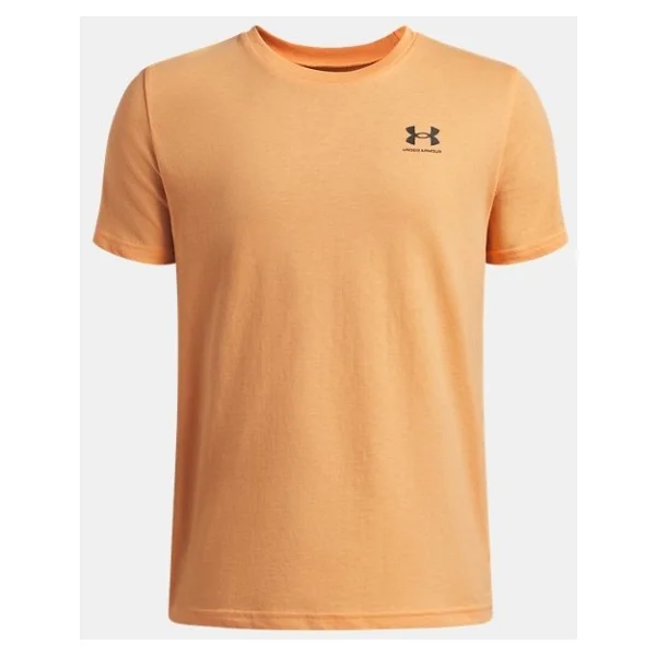 Under Armour Sportstyle Lc 1389962-100 Beyaz Kısa Kollu Bisiklet Yaka Çocuk Tişört - Görsel 10