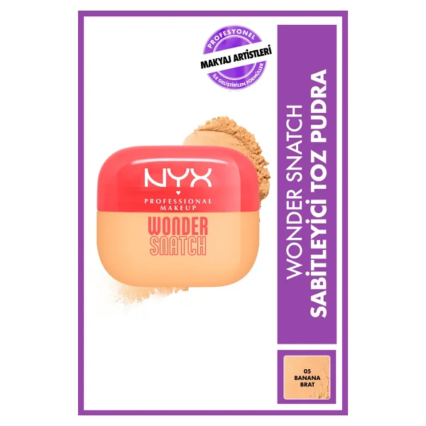 Nyx Professional Makeup Wonder Snatch 05 Banana Brat 6 Gr Sabitleyici Pudra - Görsel 9