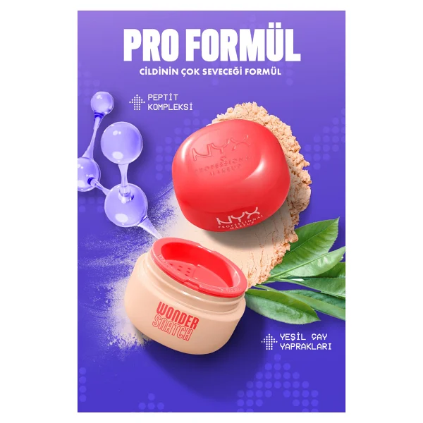 Nyx Professional Makeup Wonder Snatch Transparan 01 Sugar Serve 6 Gr Sabitleyici Pudra - Görsel 4