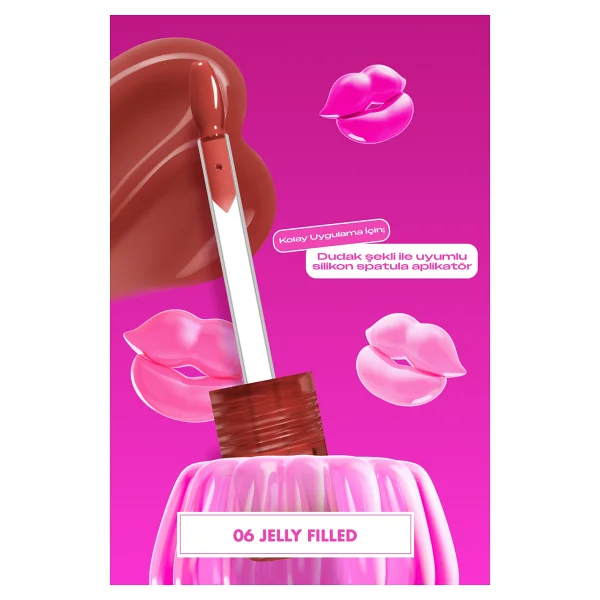 Nyx Professional Makeup Jelly Job 06 Jelly Filled Dudak Parlatıcısı - Görsel 2