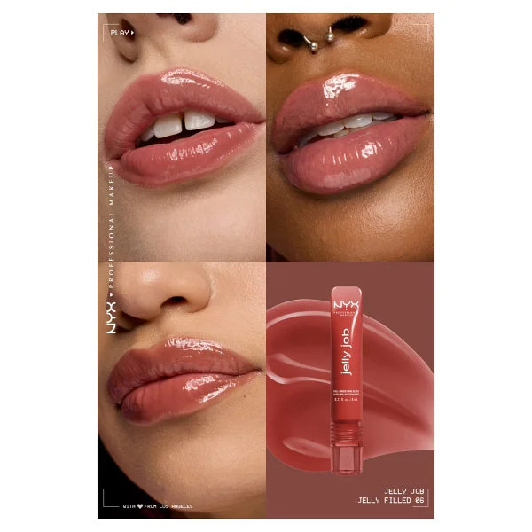 Nyx Professional Makeup Jelly Job 06 Jelly Filled Dudak Parlatıcısı - Görsel 3