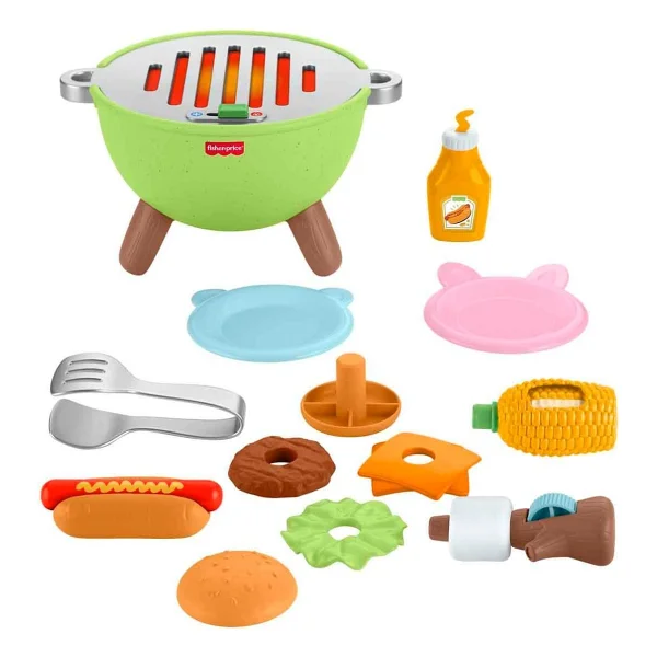 Fisher Price Kamp Zamanı Barbekü Seti Jlb82 - Görsel 8