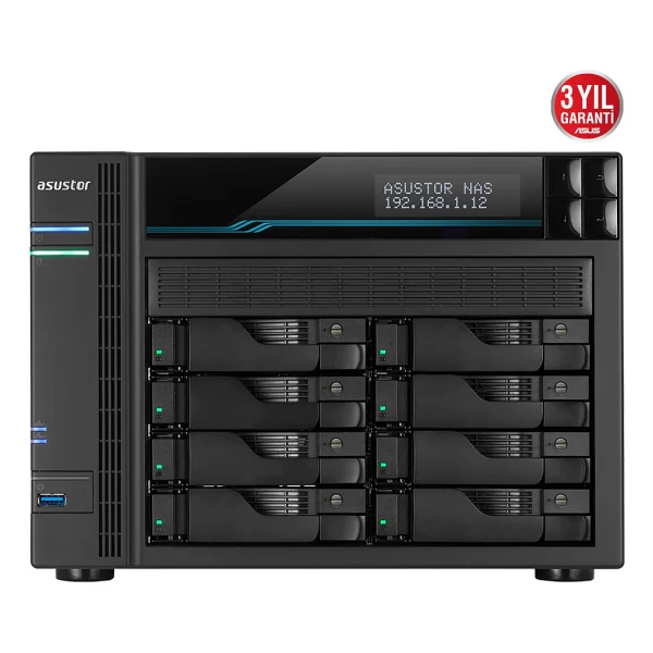 Asustor Lockerstor 8 As6508t 8 GB 10 Yuvalı Nas Depolama Ünitesi - Görsel 2
