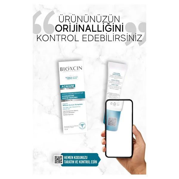 Bioxcin Acnium Konsantre Bakım 15 Ml 2 Adet Yüz Serumu - Görsel 2