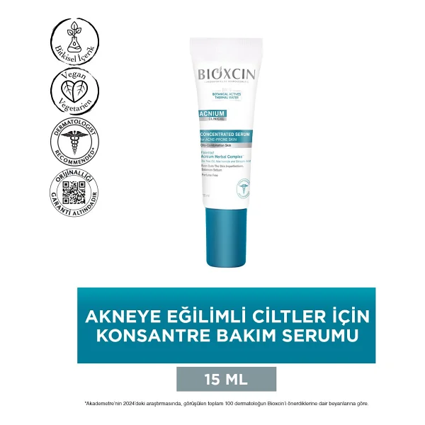 Bioxcin Acnium Konsantre Bakım 15 Ml 2 Adet Yüz Serumu - Görsel 3