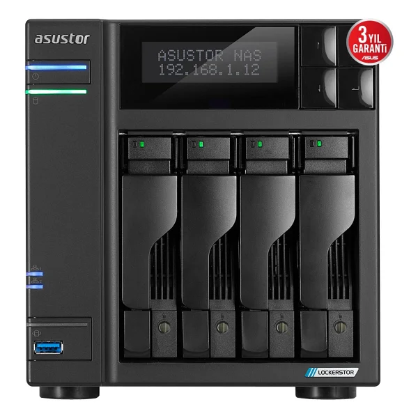 Asustor Lockerstor 4 Gen 2 As6704t 4 GB 4 Yuvalı Nas Depolama Ünitesi - Görsel 2