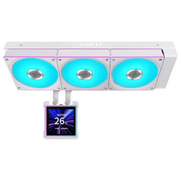 Lian Li Hydroshift Iı Lcd-S 360cl G89.Ghs2lcds36cw.00 Beyaz İşlemci Sıvı Soğutucu - Görsel 4