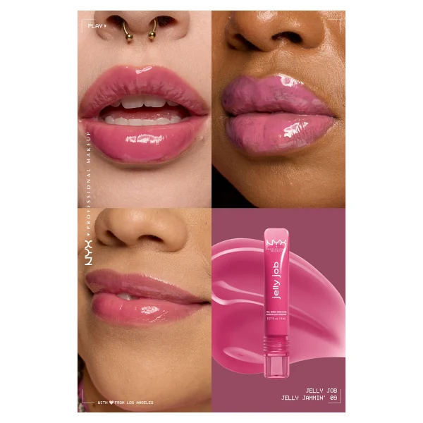 Nyx Professional Makeup Jelly Job 09 Jelly Jammin Dudak Parlatıcısı - Görsel 3