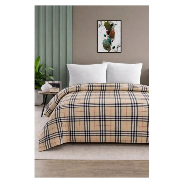 Mulberry Çift Kişilik Pike Yatak Örtüsü %100 Pamuk 220x230 - Görsel 3