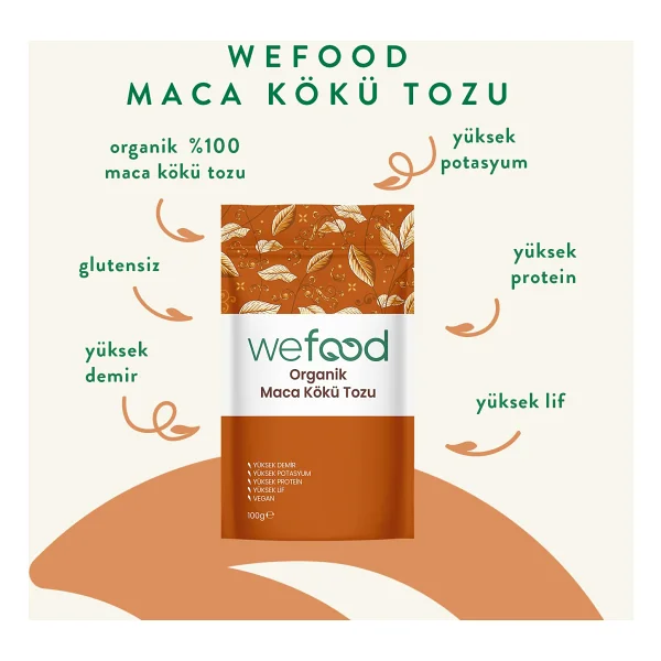 Wefood Organik Maca Tozu 100 Gr - Görsel 4