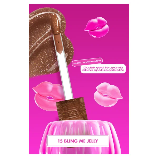Nyx Professional Makeup Jelly Job 15 Bling Me Jelly Dudak Parlatıcısı - Görsel 2