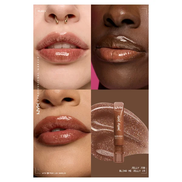 Nyx Professional Makeup Jelly Job 15 Bling Me Jelly Dudak Parlatıcısı - Görsel 3