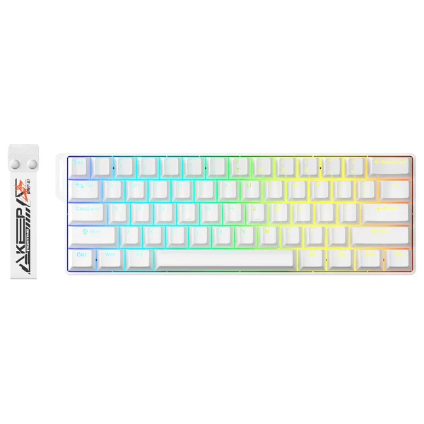 Dareu Ek60 He Beyaz RGB %60 Tkl Yulong Magnetic Switch Kablolu Mekanik Oyuncu Klavyesi - Görsel 5