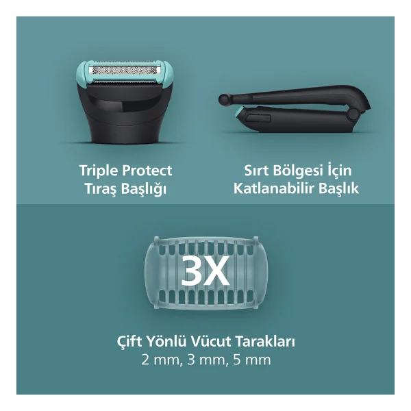 Philips 5000 Series Bg5475/15 Islak Kuru Tıraş Makinesi - Görsel 3