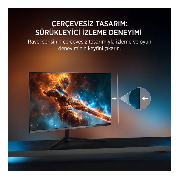 James Donkey Ravel R40 24" 0.5 Ms Full HD Ips 240 Hz Oyuncu Monitörü - Görsel 9