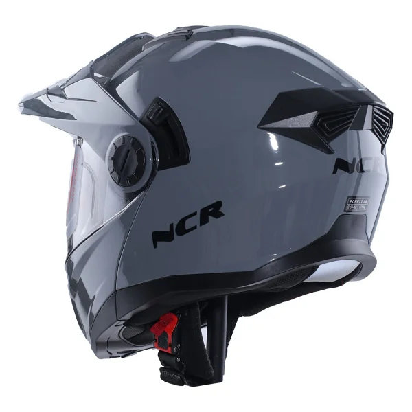 Ncr X-Cross Nardo Gri Çene Açılır Motor Kaskı - Görsel 5