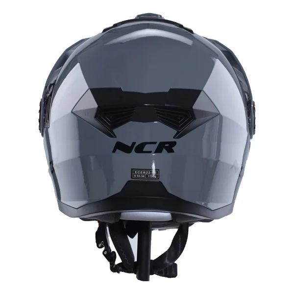 Ncr X-Cross Nardo Gri Çene Açılır Motor Kaskı - Görsel 6