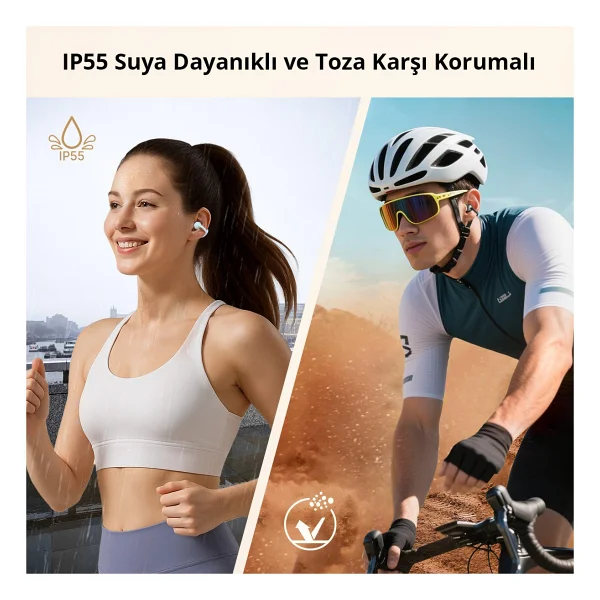 Earfun Clip TWS Beyaz Open Ear Bluetooth Kulaklık - Görsel 9