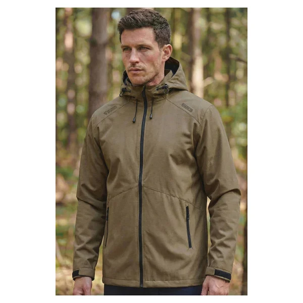 Ghassy Co. Erkek Bej Rüzgarlık/Yağmurluk Outdoor Omuz Detaylı Mevsimlik Spor Ceket - Görsel 3