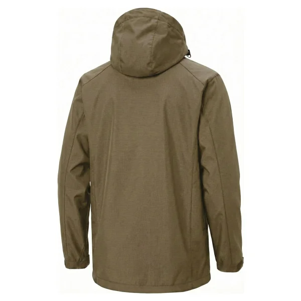 Ghassy Co. Erkek Bej Rüzgarlık/Yağmurluk Outdoor Omuz Detaylı Mevsimlik Spor Ceket - Görsel 4