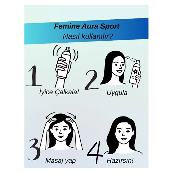 Ashley Joy Feminine Aura Sport 200 Ml Kuru Şampuan - Görsel 3