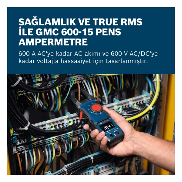 Bosch Gmc 600-15 600 V Pens Ampermetre - Görsel 3