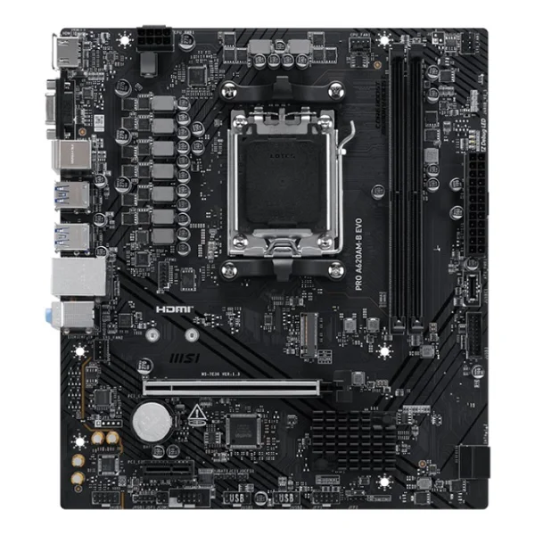 Msı Pro A620am-B Evo AMD Am5 DDR5 Micro Atx Anakart - Görsel 6