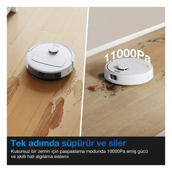 Ecovacs Deebot N20e Plus Çöp İstasyonlu Akıllı Robot Süpürge - Görsel 3