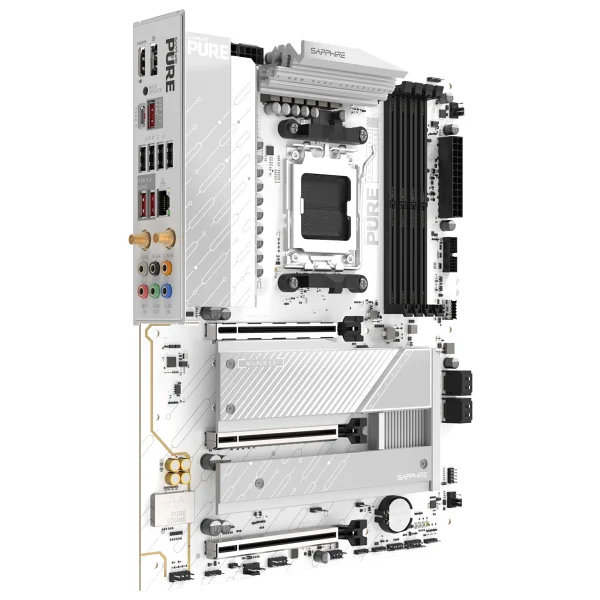Sapphire Pure B850a Wıfı7 52123-11-40g AMD Am5 DDR5 Atx Anakart - Görsel 2