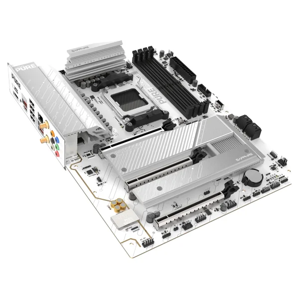 Sapphire Pure B850a Wıfı7 52123-11-40g AMD Am5 DDR5 Atx Anakart - Görsel 4