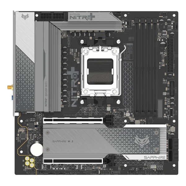 Sapphire Nitro+ B850m Wi-Fi 52123-01-40g AMD Am5 DDR5 Micro Atx Anakart - Görsel 8