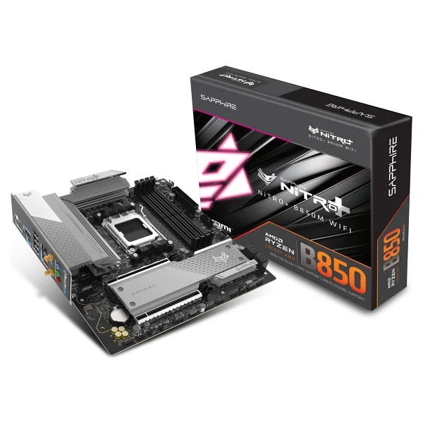 Sapphire Nitro+ B850m Wi-Fi 52123-01-40g AMD Am5 DDR5 Micro Atx Anakart - Görsel 6