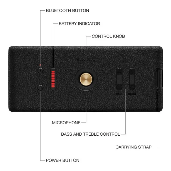 Marshall Middleton Iı Siyah Bluetooth Hoparlör - Görsel 6