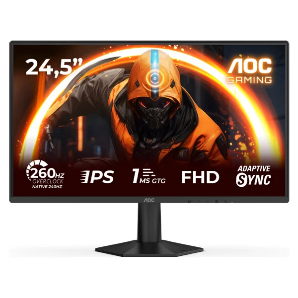Aoc 25g50z 24.5" 0.3 Ms Full HD Ips 240 Hz / 260 Hz Oc Oyuncu Monitörü - Görsel 6