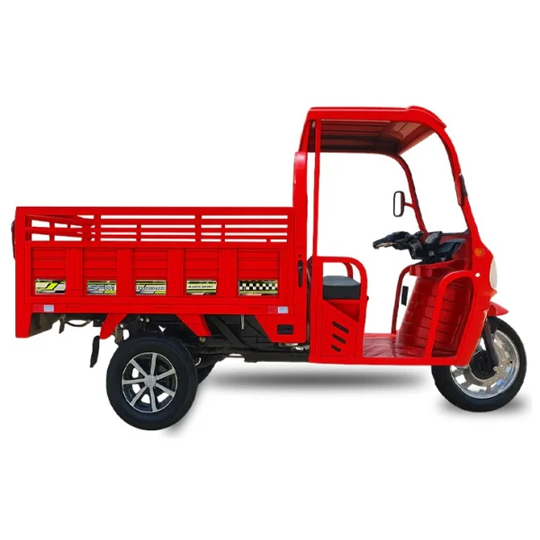 Sfm Express Max 1500 W 3 Tekerlekli Kabinli Elektrikli Motosiklet Kırmızı - Görsel 2