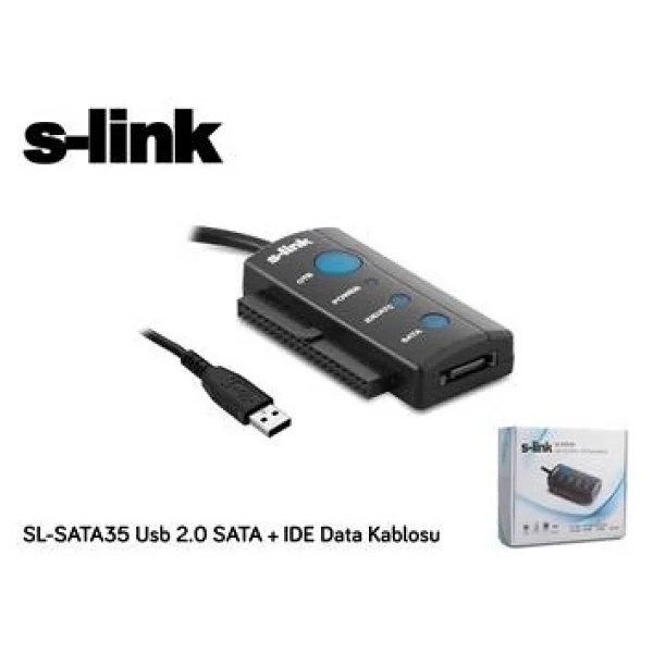 S-Link Sl-Sata35 USB To Ide-Sata Dönüştürücü - Görsel 5