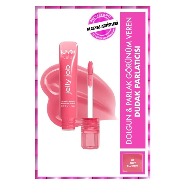 Nyx Professional Makeup Jelly Job 07 Jelly Blushin Dudak Parlatıcısı - Görsel 9