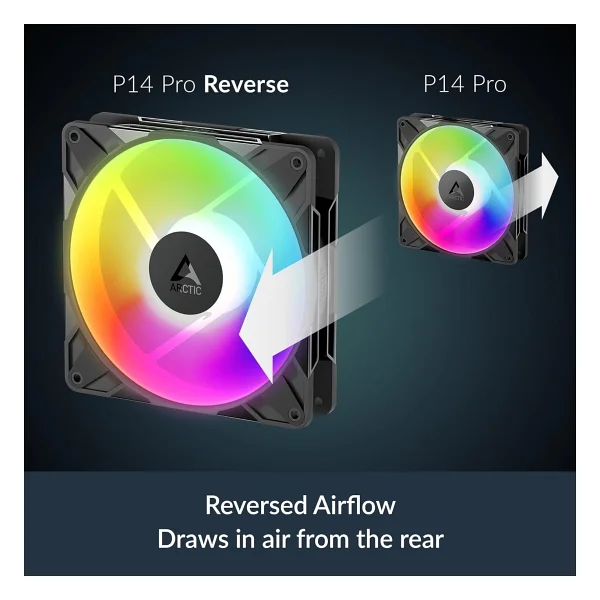 Arctic P14 Pro Reverse Argb Acfan00323a 14 Cm Kasa Fanı - Görsel 8