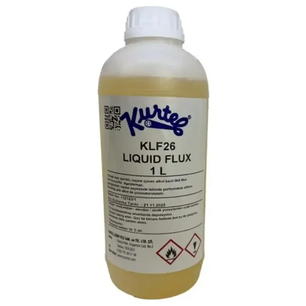 Kurtel Klf-26 Reçineli Sıvı Flux Lehim Suyu 1 Lt - Görsel 2