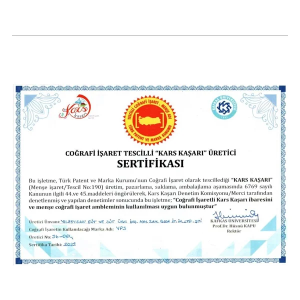 Kars Taze Kaşar 1 Kg - Görsel 3