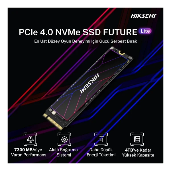 Hiksemi Future Lite Hs-SSD-Future-Lıte Pcı-Express 4.0 512 GB M.2 SSD - Görsel 3