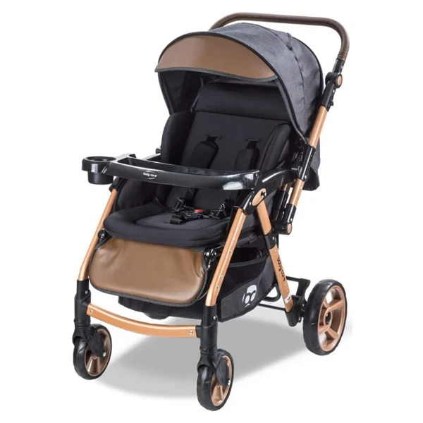 Baby Care Bc-500 Combo Maxi Pro Gold-Siyah Çift Yönlü Bebek Arabası - Görsel 7