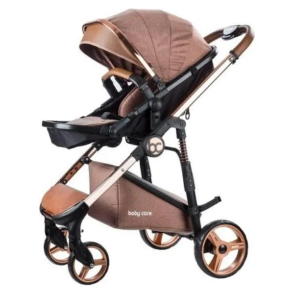 Baby Care Crom Travel Sistem Bebek Arabası Kahverengi St452 - Görsel 2