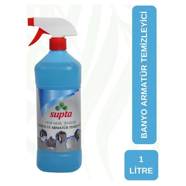 Supta Mavi Su Banyo Armatür Kireç Çözücü 1 Litre - Görsel 2