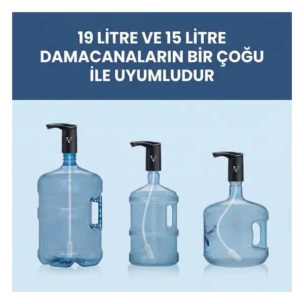 Vayomy Silentpro Şarjlı Damacana Pompası - Görsel 6