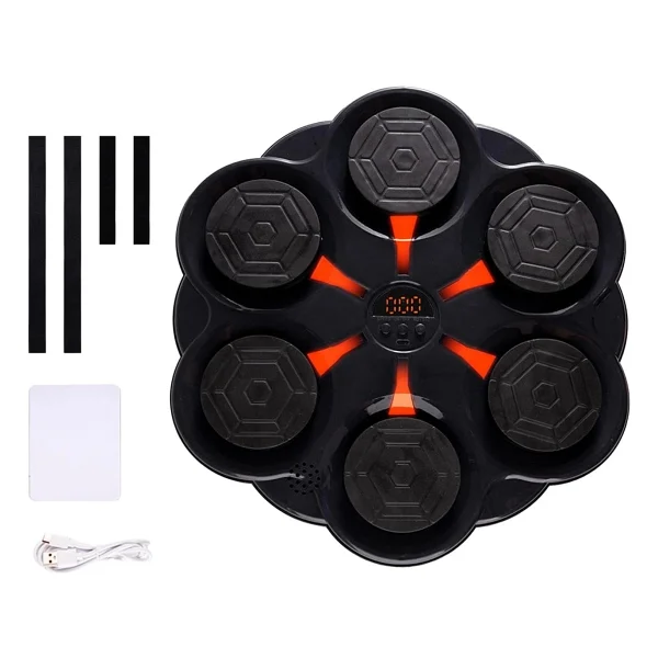 Epilons Duvar Boks Makinesi Müzikli Bluetooth Hoparlör Özellikli LED Işıklı Ritimli 9 Mod Seviye Ayarlı Box - Görsel 5