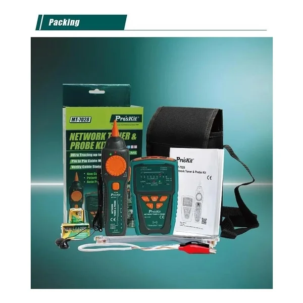 Proskit Mt-7028 Ağ Kablo Test Cihazı - Görsel 5