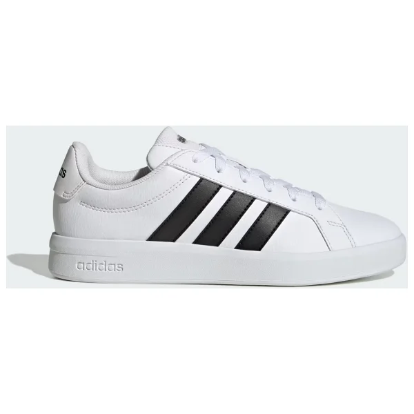 Adidas Grand Court Base 3.0 Jr4616 Beyaz-Siyah Kadın Sneaker - Görsel 10