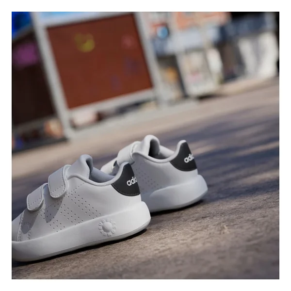 Adidas Advantage Cf I Id5284 Beyaz-Siyah Bebek Spor Ayakkabı - Görsel 8
