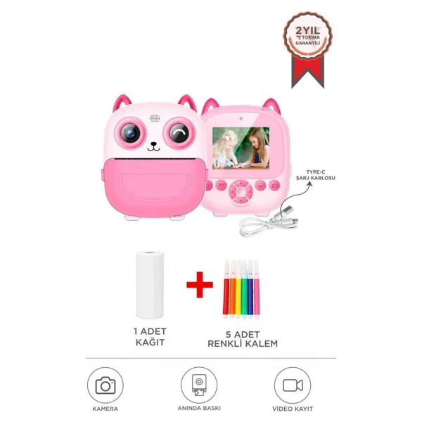 Torima Cmr-21 Pembe Fotoğraf Makinesi